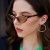 ( tea  Lens )samll cat sunglass occidental style fashion stylens sunglass brief Sunglasses woman