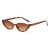 ( tea  Lens )samll cat sunglass occidental style fashion stylens sunglass brief Sunglasses woman