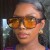 (C  blue  frame  blue  Lens )fashion leisure Double sunglass sunglass personality occidental style Sunglasses woman