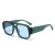 (C  blue  frame  blue  Lens )fashion leisure Double sunglass sunglass personality occidental style Sunglasses woman