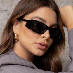 (C  bright black gray  Lens )high sunglass samll fashion occidental style tren..