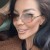 (C  gray )samll Ellipse sunglass occidental style side cut sunglass personality Sunglasses