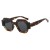 (C  bright black gray  Lens ) sunglass fashion anti-ultraviolet Sunglasses lady high personality