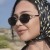 (C  gold frame  gray  Lens )Ellipse side cut sunglass occidental stylens sunglass fashion personality Sunglasses woman