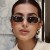 (C  silver frame  gray  Lens )samll square Metal sunglass sunglass woman anti-ultraviolet style Sunglasses