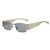 (C  silver frame  gray  Lens )samll square Metal sunglass sunglass woman anti-ultraviolet style Sunglasses