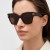 (C  bright black gray  Lens )square sunglass fashion high Sunglasses anti-ultraviolet sunglass