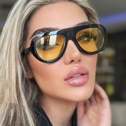 (C  bright black gray  Lens )samll sunglassns style sunglass brief Sunglasses ..