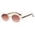 (C  gold frame  gray )Ellipse sunglass lady anti-ultraviolet Sunglasses fashion sunglass personality