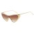 (C  gold frame  gray )three cat sunglass sunglass occidental style fashion Sunglasses high