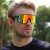 ( Black frame  gray  Lens )man ColorfulY Sunglasses woman Outdoor sport sunglass