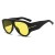 ( Black frame  Black grey  Lens ) sunglass occidental style high personality retro anti-ultraviolet Sunglasses woman