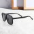 ( Black frame  tea  Lens ) Double sunglass occidental style style man Sunglasses high trend woman Sunglasses