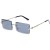 ( gold frame  gray  Lens )Metal sunglass lady fashion occidental style super man style Sunglasses