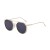 (C Black grey )retro Round frame Metal Double Sunglasses man high sunglass