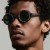 (C Light gray+ Light gray)occidental stylend sun Sunglasses man Round frame polarized light Outdoor high sunglass