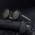 (C Light gray+ Light gray)occidental stylend sun Sunglasses man Round frame polarized light Outdoor high sunglass
