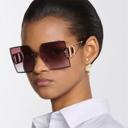 (C while  gray )occidental style fashion diamond side cut Sunglasses woman hol..