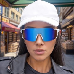 (C bright black gray ZS) Colorful Outdoor woman style occidental style Sunglas..