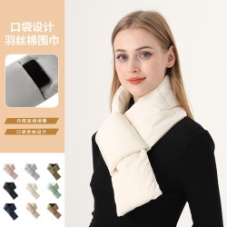 ( black)warm scarf Winter woman high fashion Collar thick pure color long styl..