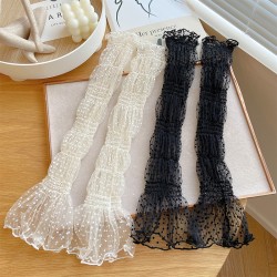 ( blue circle point)lace Sunscreen sleeves woman summer sleeves large size sle..