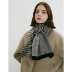 (  gray)high scarf  Japan and Korea samll retro temperament man woman lovers a..