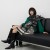 ( black)Autumn and Winter thick Jacquard scarf woman imitate sheep velvet warm shawl high