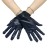( red)short style leather elasticity glove punk watch-face glove black wind glovecoslay glove