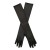 ( black)women gauze long glove black lace eyes translucent Halloween glove