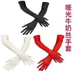 ( black) elasticity day glove Halloween apparel glove