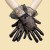 ( white)  lady summer Sunscreen glove  nets yarn bow black lace glove  glove