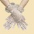 ( white)  lady summer Sunscreen glove  nets yarn bow black lace glove  glove
