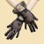 ( white)  lady summer Sunscreen glove  nets yarn bow black lace glove  glove
