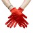 ( black)bride short style four surface satin face glove lady wedding