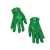 ( red) child sequin stage glove child glove  dance watch-face glove