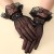 ( black)women fishing net glove wedding bride Clothing glove sexy watch-face glove