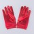 ( red) child glossy material glove  stage watch-face glove  child glove