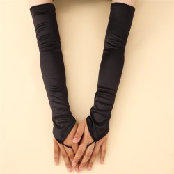 ( black)long style color gloves glove bride wedding glove glove