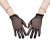 ( black)summer Sunscreen glove nets yarn grid translucent draughty glove bride transparent sexy short glove