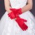 ( black)bride elasticity satin face long bow glove day glove