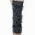 ( black)Halloween half glove  hole punk woman black glove