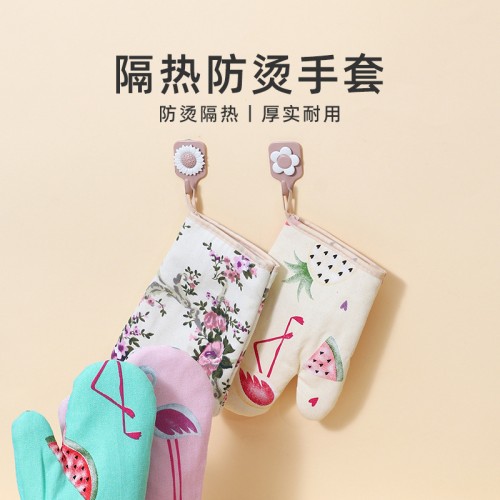 ( rose Red)thick glove Non-slip high gift