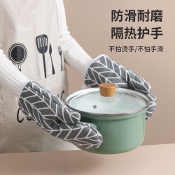 ( white) glove thick grid glove high cotton glove