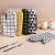 ( white) glove thick grid glove high cotton glove