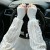 ( rice white)Sunscreen sleeves woman summer loose and comfortable big sleeves sleeves