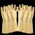 ( red ) glove woman thick plastic Waterproof leather