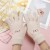 (  white)ins cartoon velvet glove Winter velvet warm Outdoor lovely student touch screen velvet glove