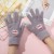 (  white)ins cartoon velvet glove Winter velvet warm Outdoor lovely student touch screen velvet glove