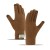 ( black)woolen glove man velvet thick warm Winter wind touch screen knitting glove