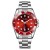 ( red) watch man man style wrist-watches fashion watchband quartz watch-face man watch-faceYOO